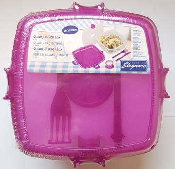 Pojemnik lunchbox 1,3l ze sztućcami i wkładem