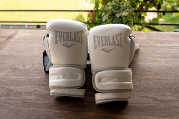 Rękawice bokserskie Everlast Powerlock 2 białe