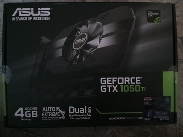 Pudełko ASUS GeForce GTX 1050 Ti Phoenix 4GB