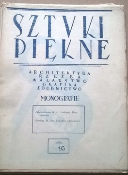 Historia sztuki Sztuki Piękne Nr 3 Starodruk 1927