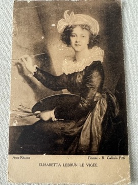 Elisabetta Lebrun Le Vigee przedwojenna pocztówka