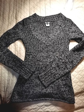 Sweter damski, czarny rozmiar S