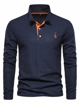 Bluza Polo Casual długi rękaw