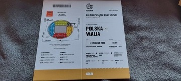 Zaproszenie Kolekcjonerskie Polska - Walia