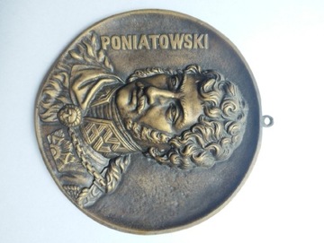 Duży medalion na ścianę August Poniatowski 