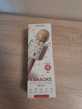 Mikrofon z głośnikiem karaoke 