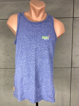 Superdry roz. S niebieski męski tank top