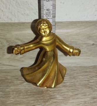 Figurka świecznik złoty aniołek BMF