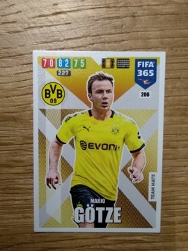 Karta Fifa 365 2020 Panini Götze nr 206 Borussia