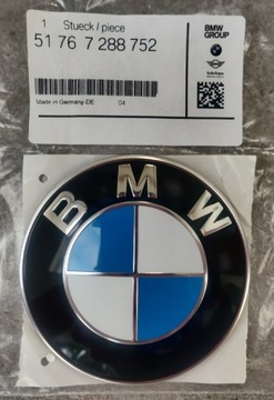 Emblemat Przód BMW 51767288752 82mm Oryginał !