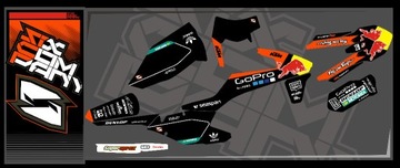 okleina ktm gopro black