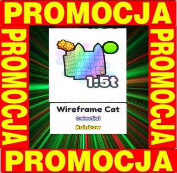 50 Sztuk Wireframe Cat  - Pet Simulator 99