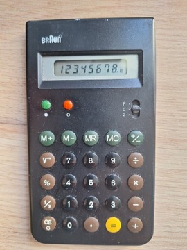 Zabytkowy vintage kalkulator Braun AG 4835