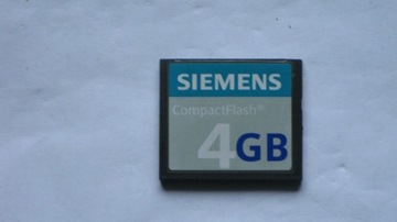 Karta CF Siemens 4GB do sterowników Siemensa