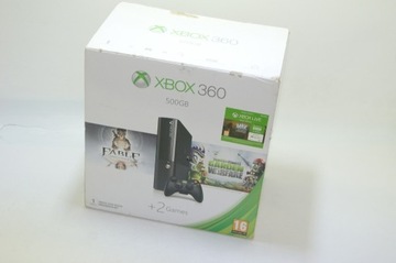 pudło / oryginalny karton do konsoli xbox 360 slim