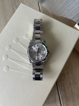 Rolex datejust 116234 36 mm, brylanty, paragon 