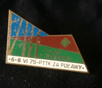 Rajd z Jodełką 6-8 VI 1975 PTTK Puławy