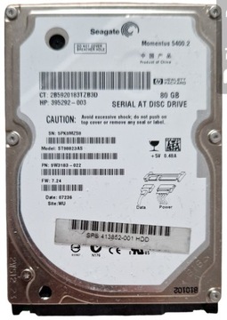 Dysk HDD Seagate 80 GB