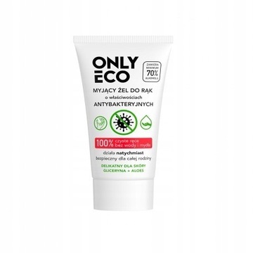 antybakteryjny żel do rąk 70% ONLY ECO 50ml