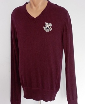 Superdry sweter męski burgund M/L