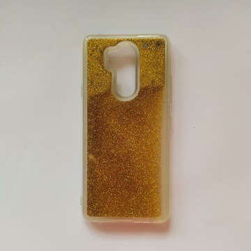 Etui liquid glitter płyn złoty brokat LG G7 ThinQ