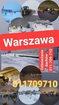 Odśnieżanie DACHÓW BIAŁYSTOK,  WARSZAWA 