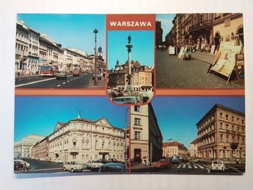 WARSZAWA ulica Nowy Świat widoki KAW 1986