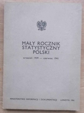 Mały rocznik statystyczny Polski 1939 - 1941