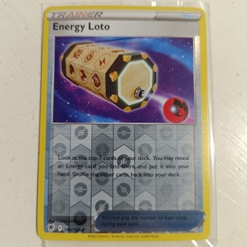 Karta pokemon Energy Loto 140/189 Reverse Holo