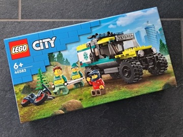 NOWE LEGO 40582 City 4x4 Off-Road Ambulance Rescue