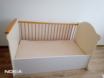 Łóżeczko dziecięce 70x140 cm plus materac