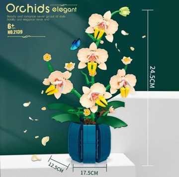 Klocki Lego Kwiaty Orchidea Zestaw