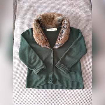 Sweter Zara Knit rozmiar M, zielony