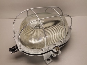 Lampa oprawa kanałowa OKn-1 75W żeliwna PRL loft