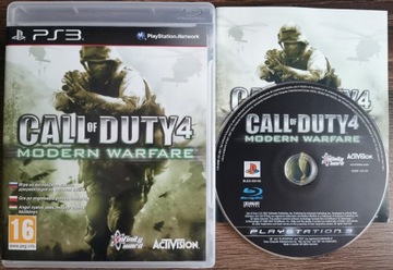Call of Duty 4 Modern Warfare na PS3. Komplet 2xPL.