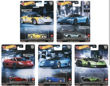 HOT WHEELS EXOTIC ENVRY PREMIUM CAR CULTURE set