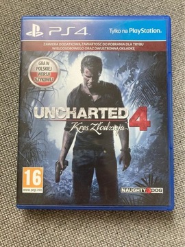 Uncharted 4 - kres złodzieja PS4