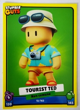 Karta Stumble Guys Invasion 12/162 TOURIST TED