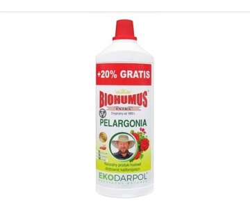 NAWÓZ BIOHUMUS EXTRA PELARGONIA 1200ML EKODARPOL 