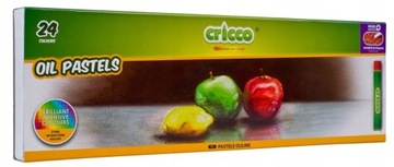 KREDKI PASTELE OLEJNE - 24 KOLORY - CRICCO