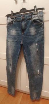 Spodnie chłopięce jeansowe 170