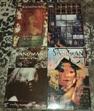 Sandman #1-4 pierwsze wydanie! Egmont 2002-2003