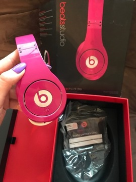 Słuchawki nauszne beats by dr. Dre studio różowe 