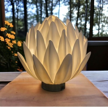 Lampa dekoracyjna kwiat lotosu