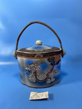 ANTYK Herbatnica, japoński pojemnik na herbatę