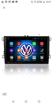 GPS 9" Android 8 VW SKODA SEAT kamera cof gratis