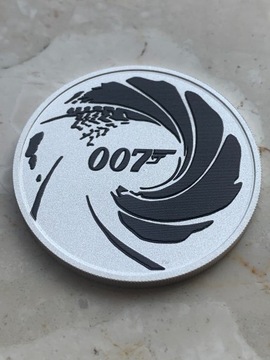 Moneta srebrna James Bond 007