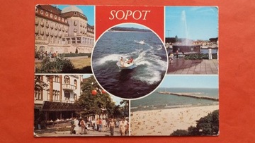 SOPOT      -  Pocztowka  / V  z  1988 r.