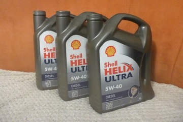 Olej Shell Helix 5W40 Diesel 4L syntetyk, oryginał