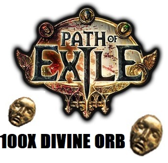 Path of Exile PoE Crucible 100x Divine Orb PC 100%